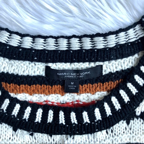 Andrew Marc NWT knit sweater oversized ivory M - Picture 3 of 8